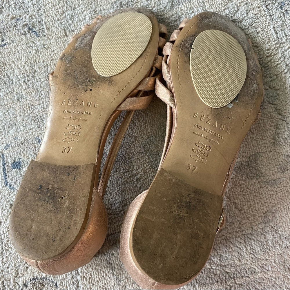 Sezane Mona Low Sandals - Picture 7 of 9